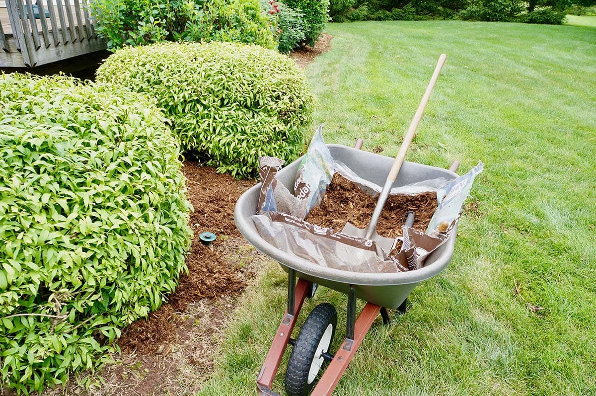 Mulch delivery and installation
